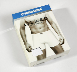 2X Klasyczne bawełniane bokserki męskie LIZARD Sesto Senso