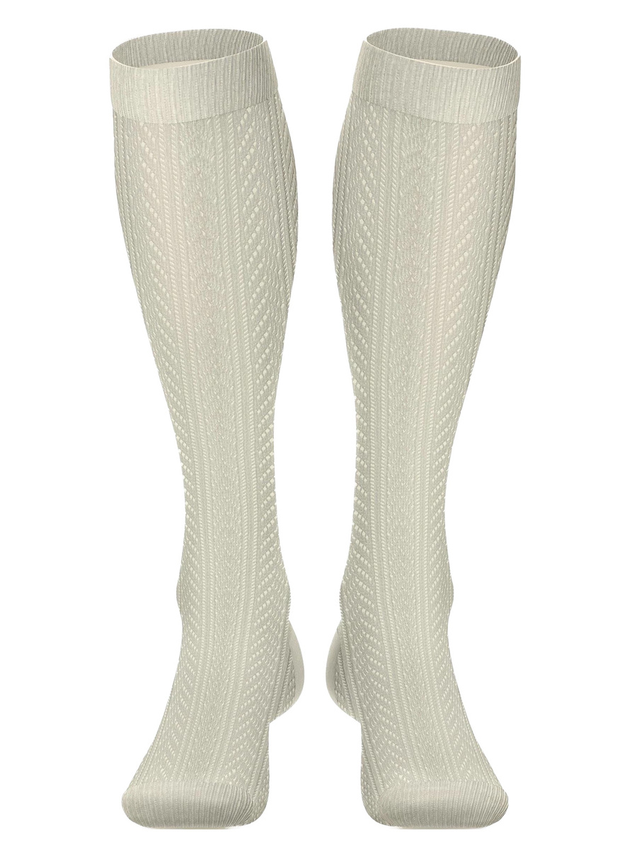 Podkolanówki Damskie Ażurowe Jodełka 330