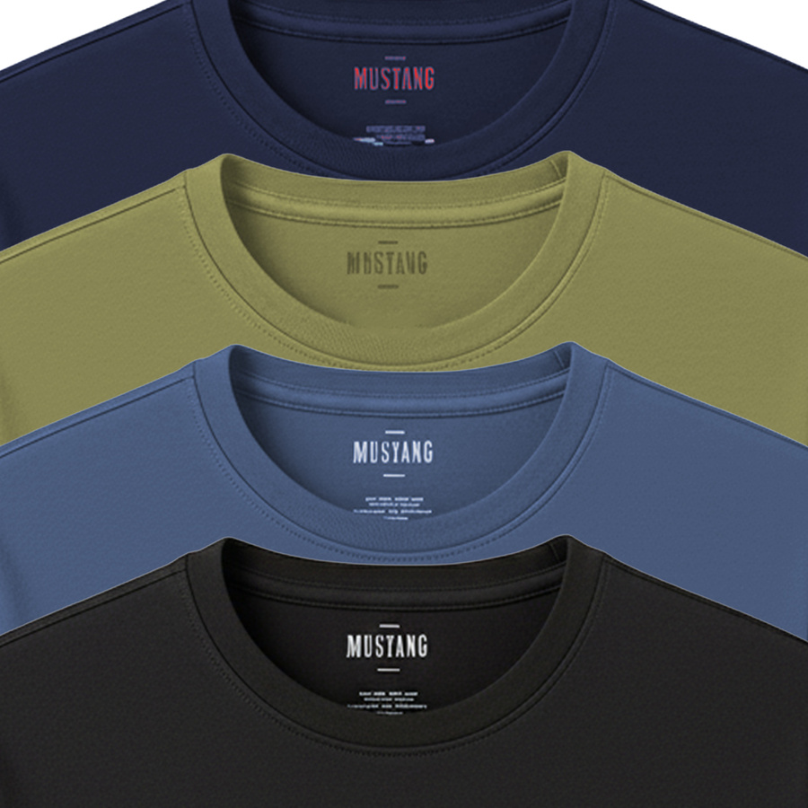 Koszulka Męska T-Shirt Mustang 4222 Granatowa