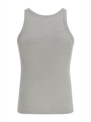 Koszulka Na Ramiączkach Męska Szara w Prążek 3 Pack