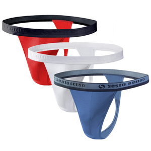 3X Stringi Męskie bawełniane typu Tanga