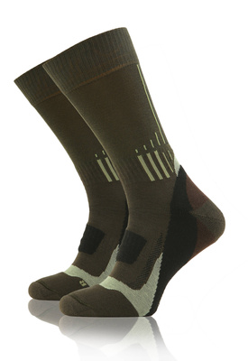 Kolorowe wzmocnione skarpety trekkingowe Trekking Basic Sesto Senso – komfort i ochrona