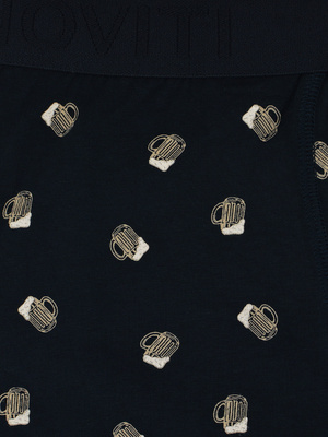 Bokserki męskie piwa czarne