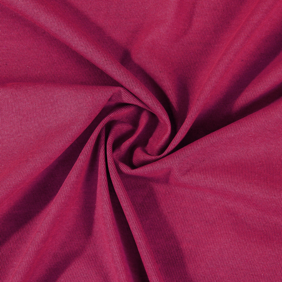 Bordowe elastyczne prześcieradło z gumką 80% bawełna Jersey Sesto Senso – komfort snu