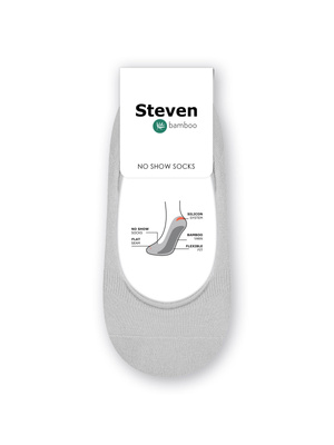 Bambusowe Stopki Damskie Szare z Silikonem