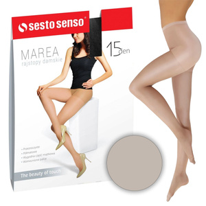 Klasyczne cienkie rajstopy damskie 15 DEN Marea Sesto Senso – podkreślają elegancję