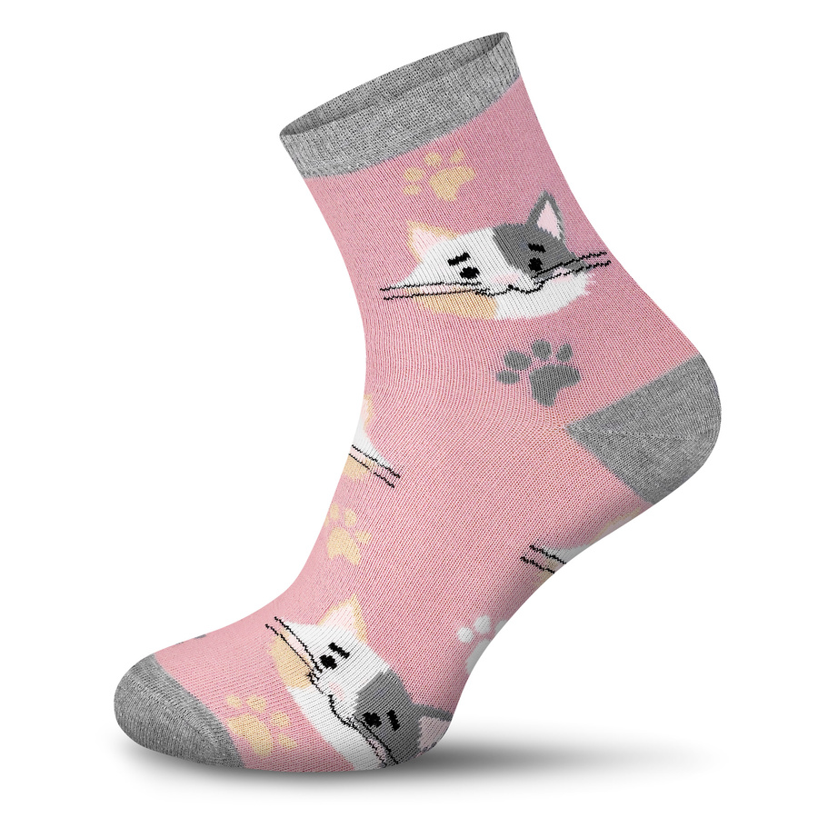 Skarpetki damskie nie do pary Kotki