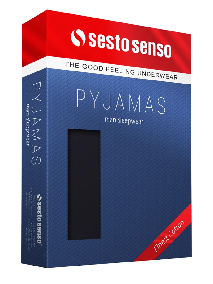 Piżama męska długa