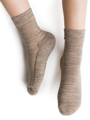 Wełniane skarpetki dziecięce 20-34 frotta Merino Wool Steven – komfort i ciepło