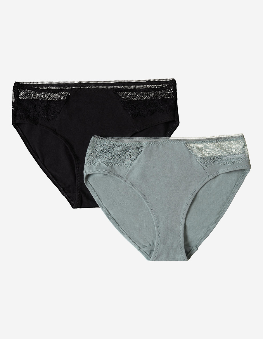 Majtki z wysokim stanem Hally 2-pak