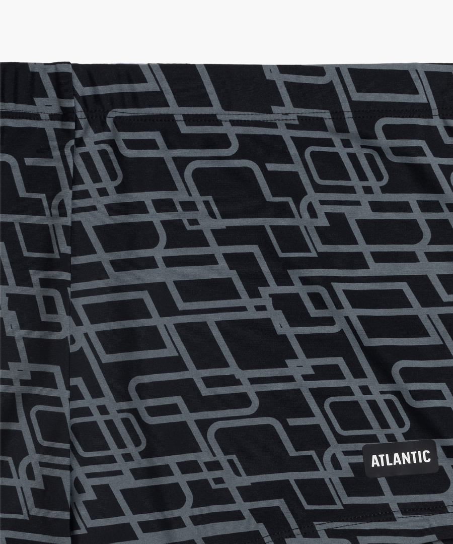 Czarne bokserki kąpielowe męskie KMS-316 Atlantic – komfort i styl.