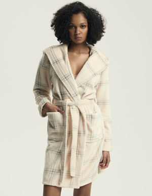 Szlafrok damski 43596 ecru