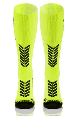 2x Sportowe KOMPRESYJNE długie skarpety do biegania