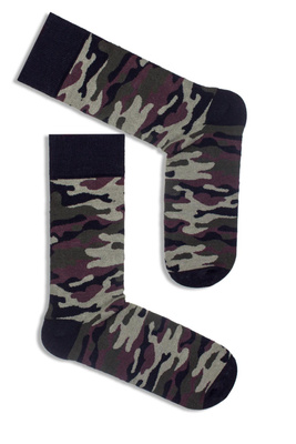 Skarpetki męskie wzorowane