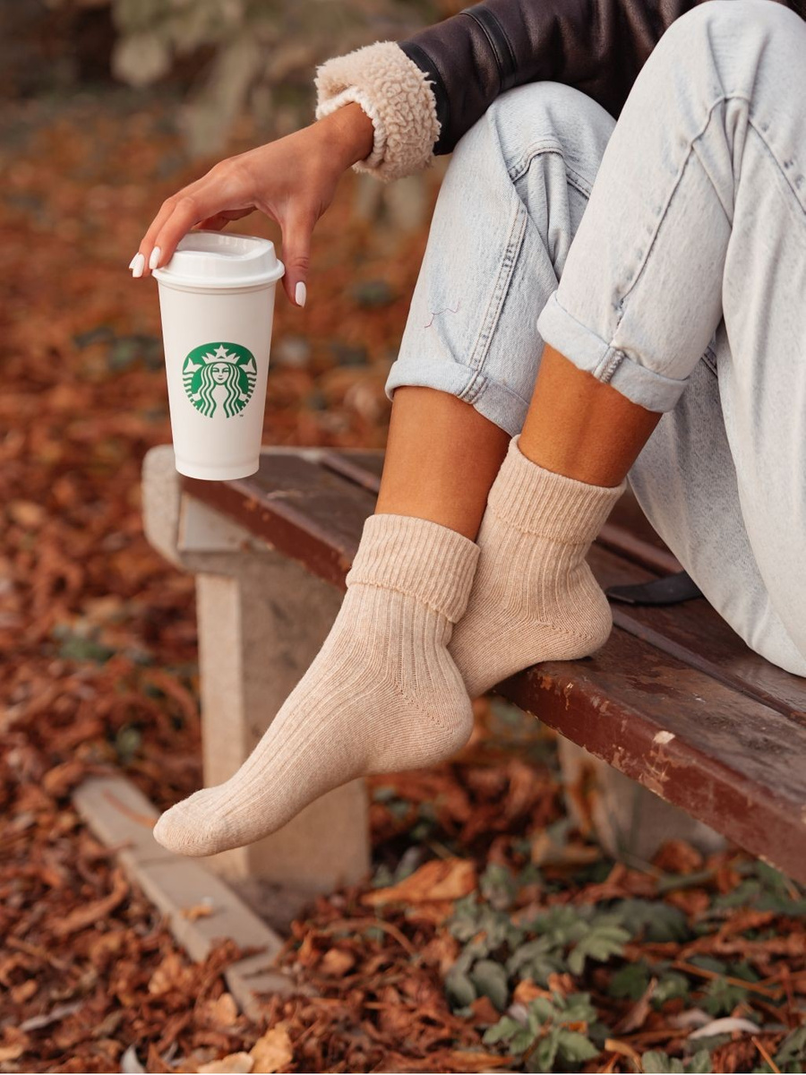 Skarpetki damskie Wełna Merino 1573