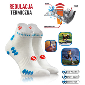 Zestaw 3-pak skarpety sportowe SKB09 SKB11 SKB12 Sesto Senso – idealne dla aktywnych