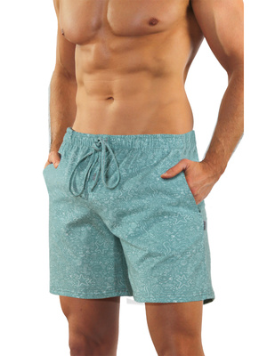 Piżama Męska Krótki Rękaw Krótkie Spodenki