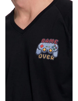 Piżama męska z długim rękawem