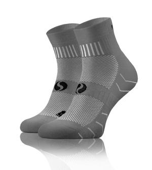 Szare skarpety sportowe 3/4 unisex 88% Bawełna AMZ Sesto Senso – komfort i wygoda