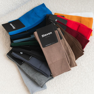 Męskie Skarpety Bawełniane Garniturowe Gładkie