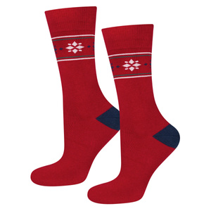 Świąteczne Skarpety Męskie Bawełniane