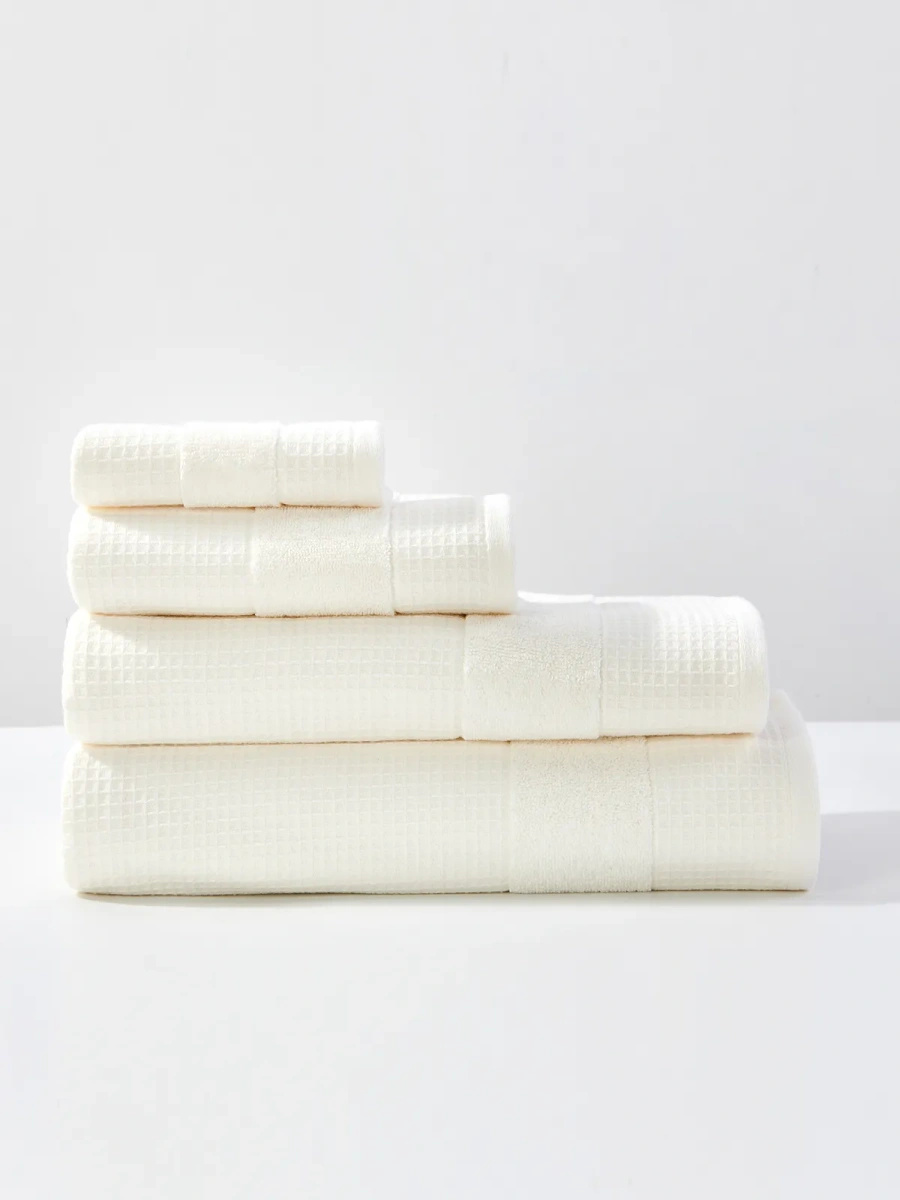 Ręcznik Waflowy Checky Biały