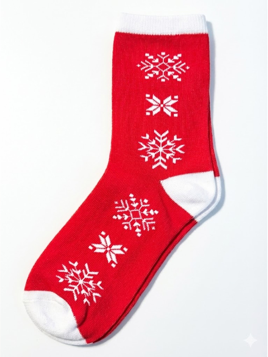 Kolorowe świąteczne skarpety damskie 5 par wzory Sestimi Underwear – prezent idealny