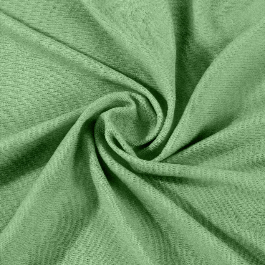 Jasnozielone elastyczne prześcieradło z gumką frotte 100% bawełna Sesto Senso – komfortowy sen