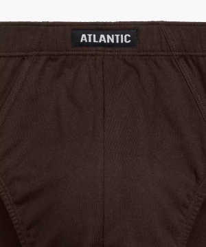 Czarne komfortowe slipy męskie 5-pack z bawełny Atlantic – maksymalny komfort użytkowania