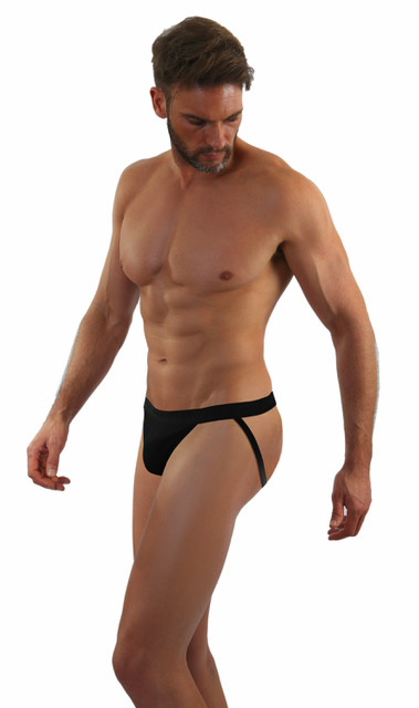 Czarne Slipy męskie typu Jockstrap 95% bawełna STM03 Sesto Senso – seksapil i wygoda
