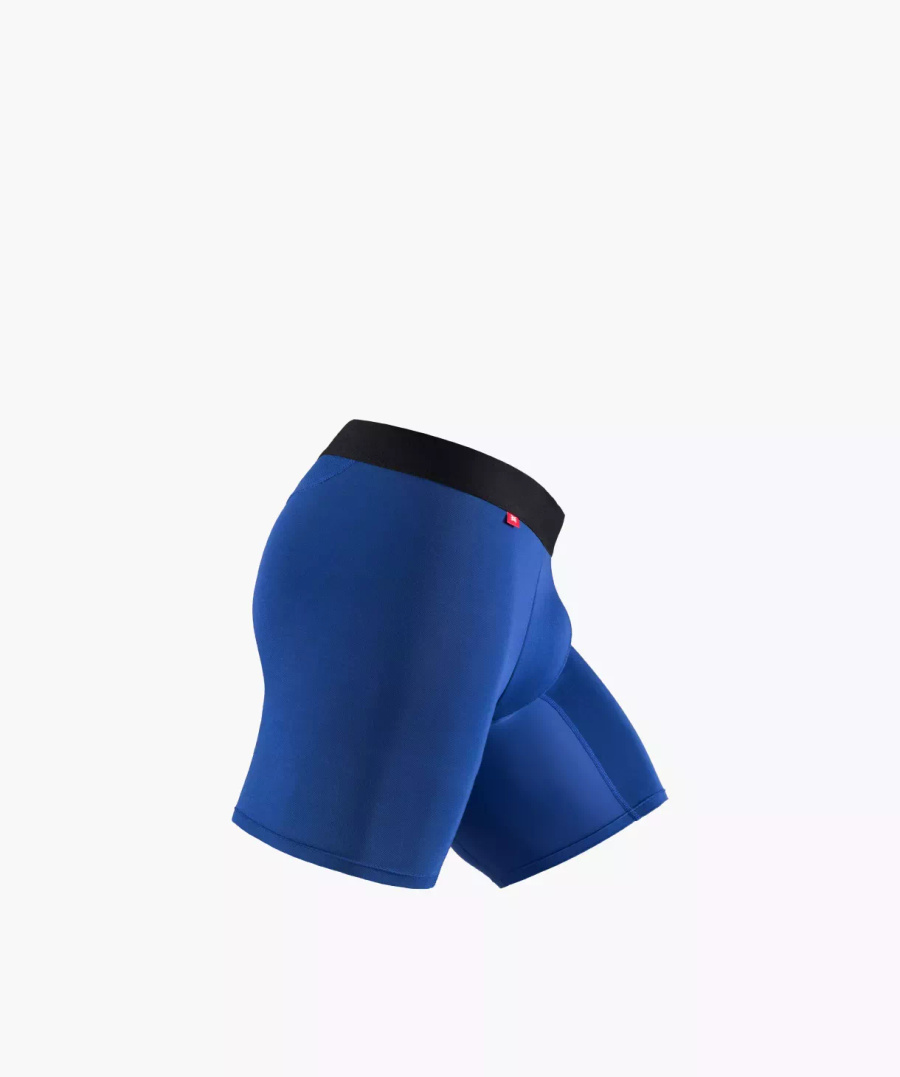 Granatowe bokserki męskie z włókna bambusowego 94% elastan 6% Model MH-1181 Atlantic – komfort i styl.