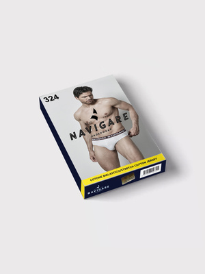 slipy męskie zew. guma jersey 95% baw. 5% ela. 324-NAV/GRA-4/M