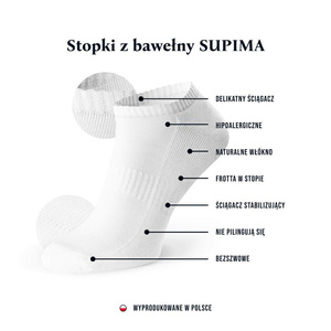 Stopki Bawełniane SUPIMA