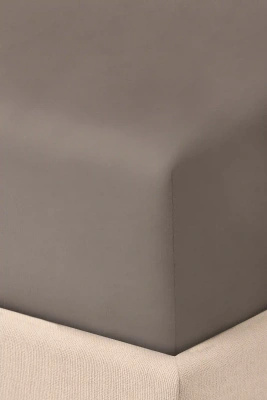 Prześcieradło Jersey Ciemny Beż