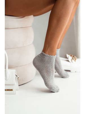 Skarpetki Stopki Damskie Ażurowe