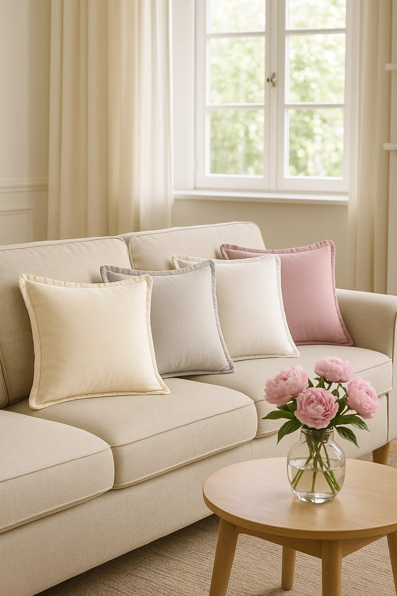 POSZEWKA SOFT VELVET BEŻ