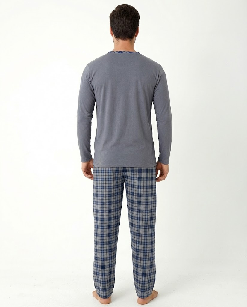 Piżama Męska Rozpinana