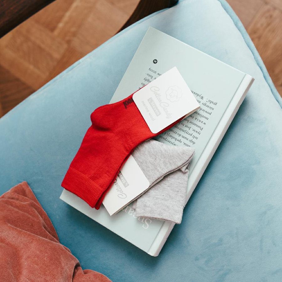 Skarpetki Dziecięce z Wełny Merino art. 130