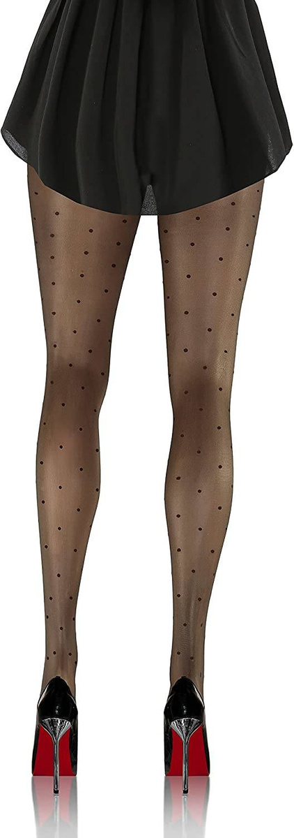 2X Rajstopy w kropki 20 DEN Beti Sesto Senso