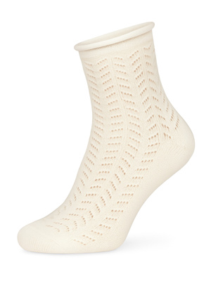 Skarpetki damskie ażurowe bezuciskowe 989