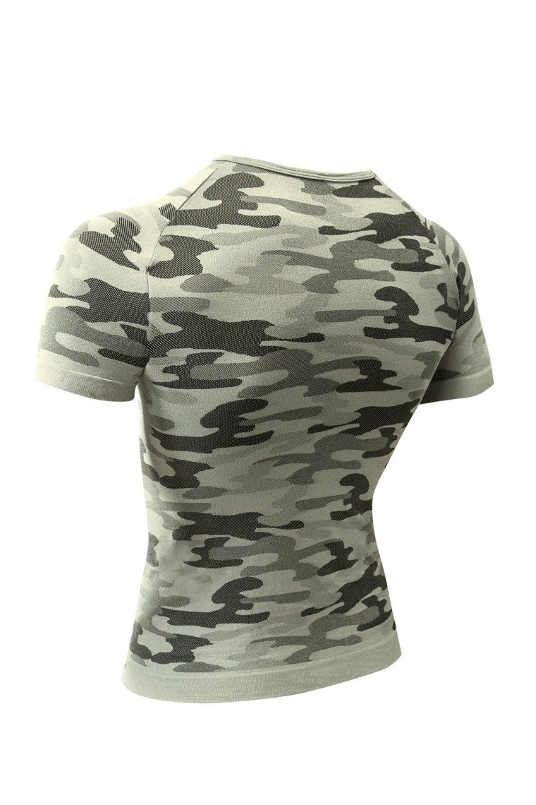Koszulka Męska Termoaktywna Krótki Rękaw Moro