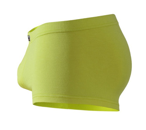 Pistacjowe seksowne mini bokserki męskie 93% mikromodal BM06 Sesto Senso – odważny styl