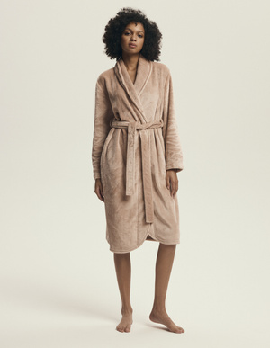 Szlafrok damski 43595 peach