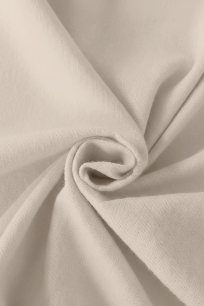 Prześcieradło Flanelowe Taupe Bez Gumki