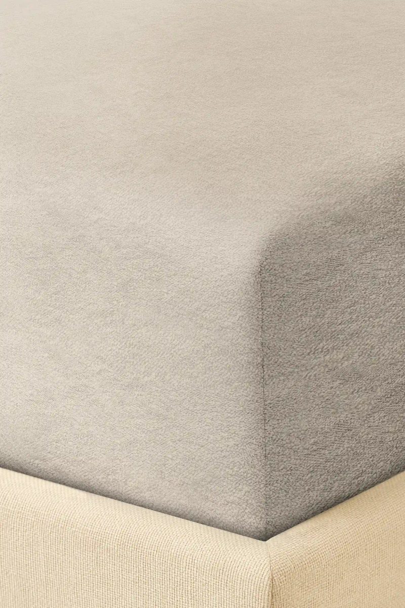 Prześcieradło Frotte Taupe