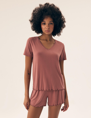 Damska piżama Noves 43022 mauve