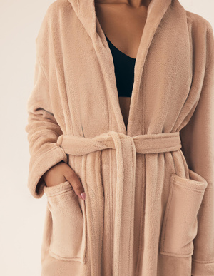 Szlafrok damski Brid 42877 light grey