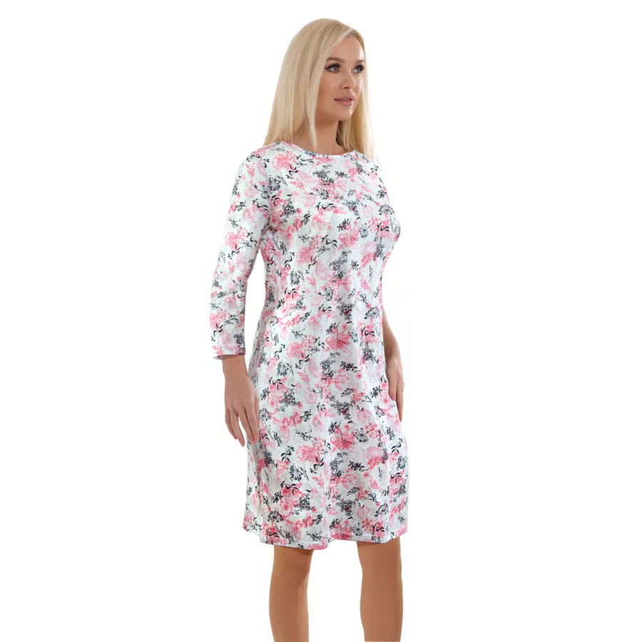 Bawełniana Koszula nocna damska 2164/09 rękaw 3/4