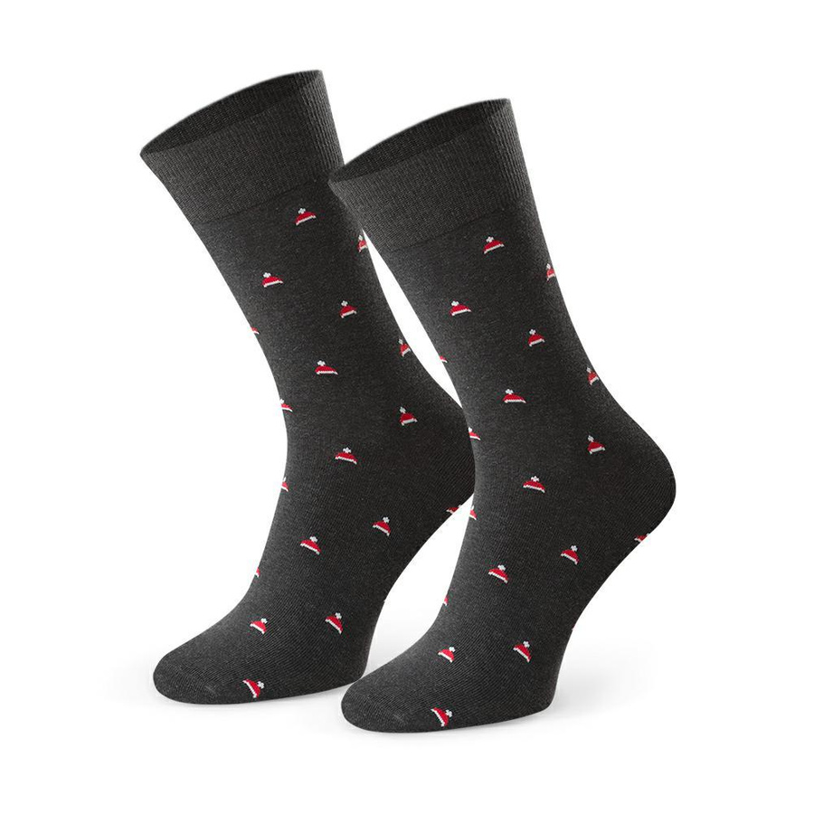 Skarpety garniturowe Wzór 122 niebieski