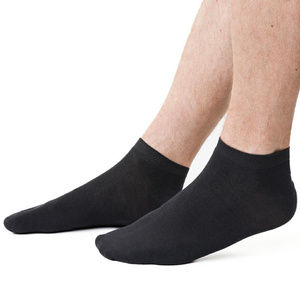 Czarne Stopki Męskie Bawełniane 5-pack